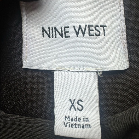 Nine West Women’s Black Double Breasted Blazer Size XS Preppy Office - Picture 5 of 7